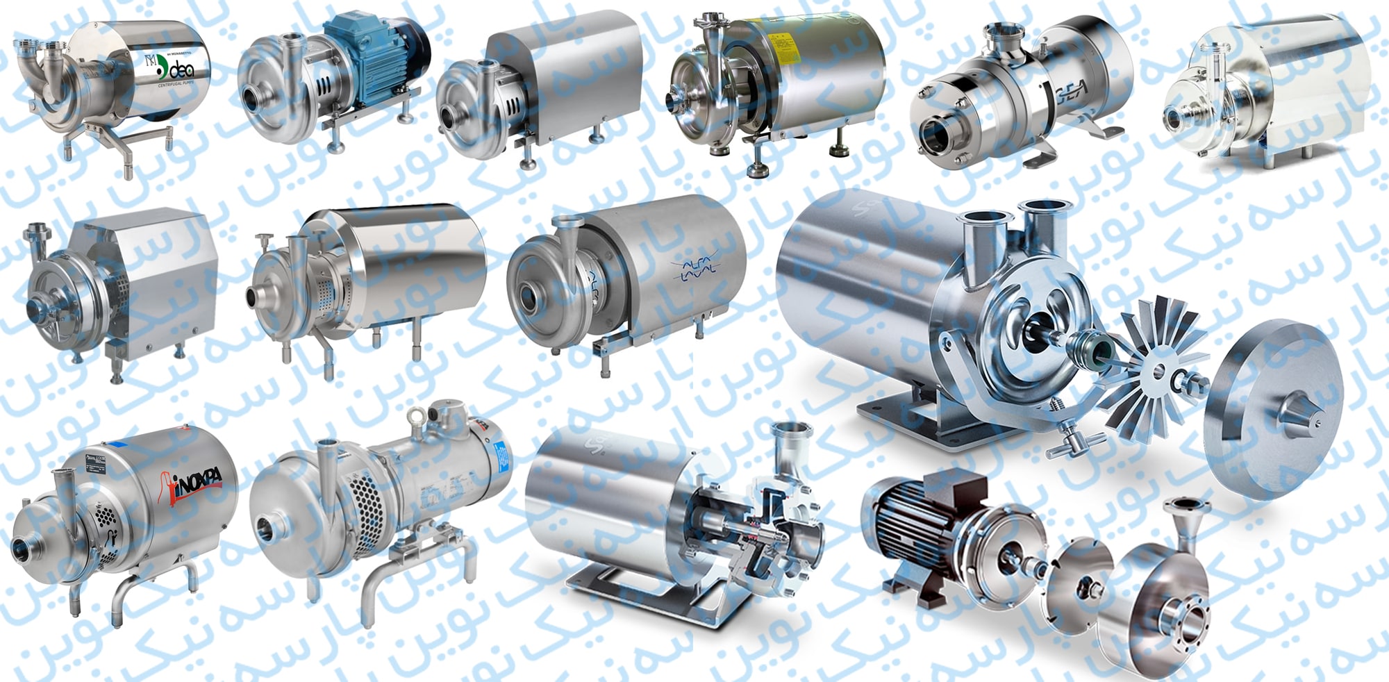 پمپ هایژنیک دارویی (Pharmaceutical Sanitary Pump)